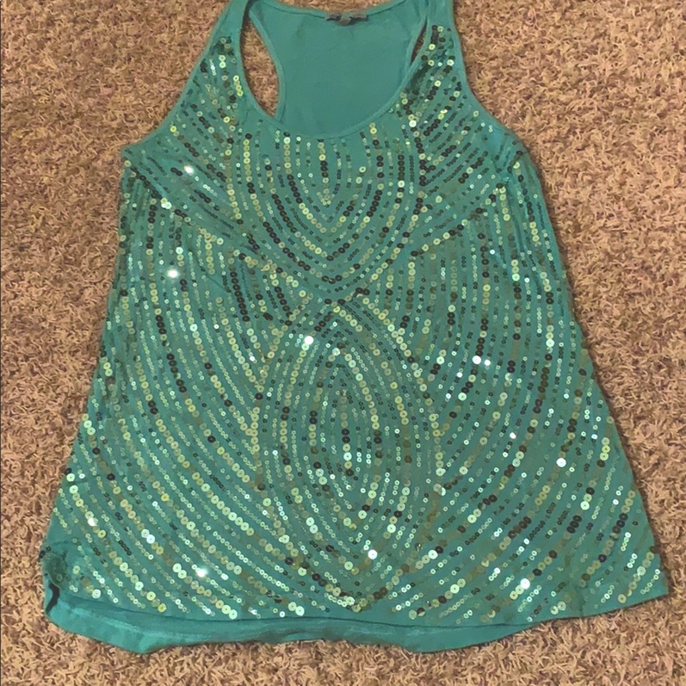 Sequin Tank Top